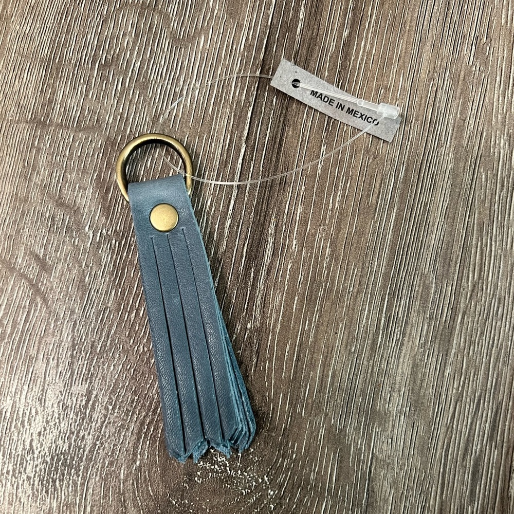 Portland Leather Goods Blue Steel Tassel